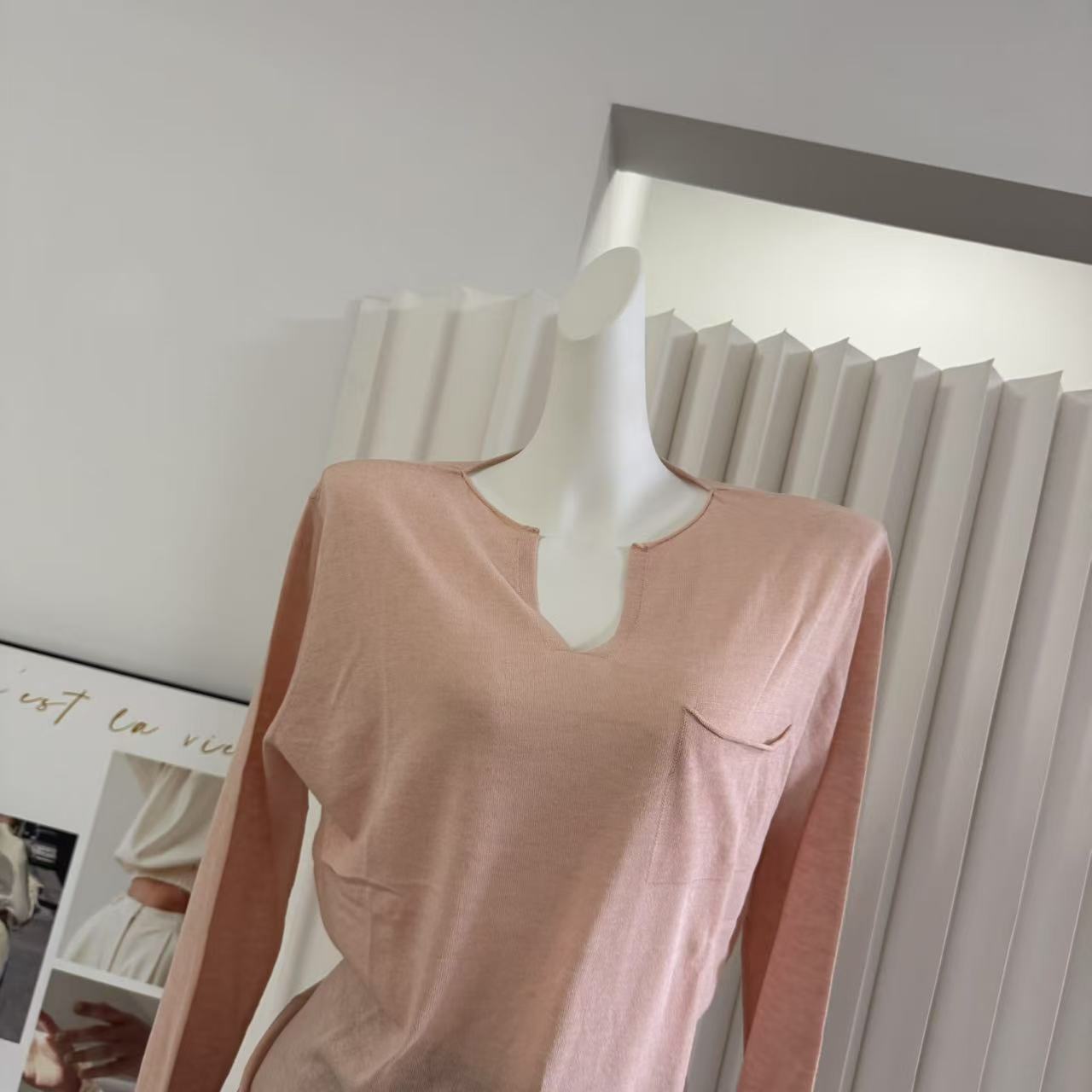 MINIBLUE Women's Summer Lightweight Knit Sun Protection Top Long Sleeve Loose Fit - Image 4